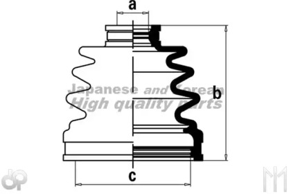 Комплект пыльника ASHUKI 0864-2107