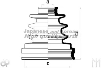 Комплект пыльника ASHUKI 0864-9002