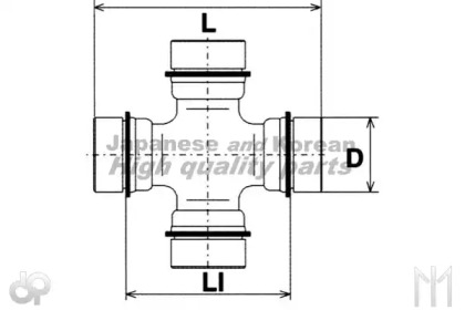 Шарнир ASHUKI 0876-0002