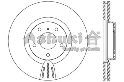 Тормозной диск ASHUKI 0990-1901