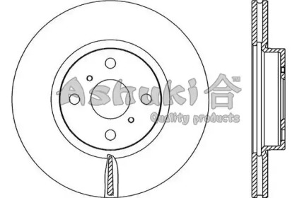 Тормозной диск ASHUKI 0990-3612