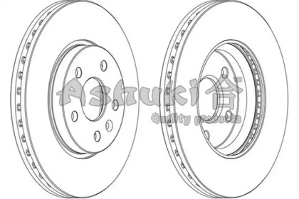 Тормозной диск ASHUKI 0990-6190