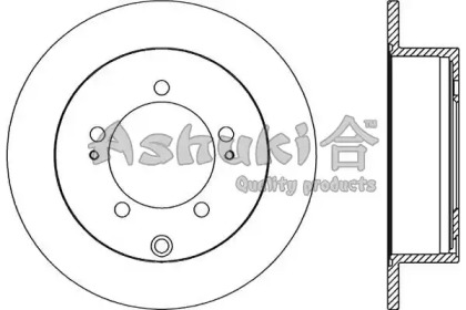 Тормозной диск ASHUKI 0993-2205