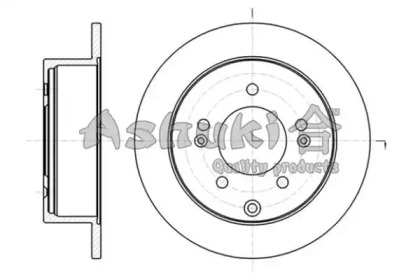 Тормозной диск ASHUKI 0993-5130