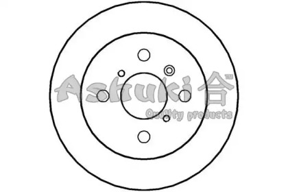 Тормозной диск ASHUKI 0993-6006