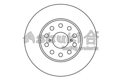 Тормозной диск ASHUKI 0993-7202