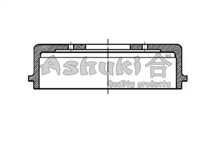 Тормозный барабан ASHUKI 1020-0008