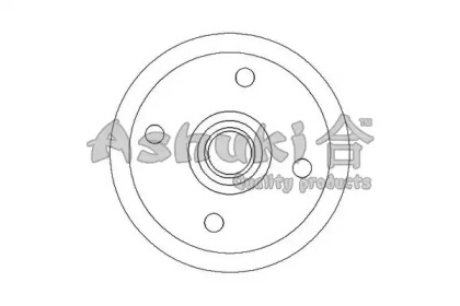 Тормозный барабан ASHUKI 1020-0250