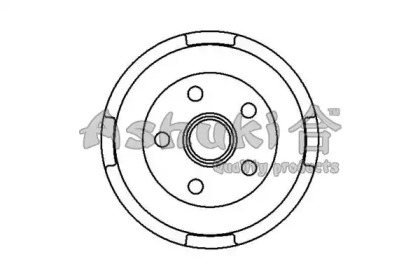 Тормозный барабан ASHUKI 1020-8003