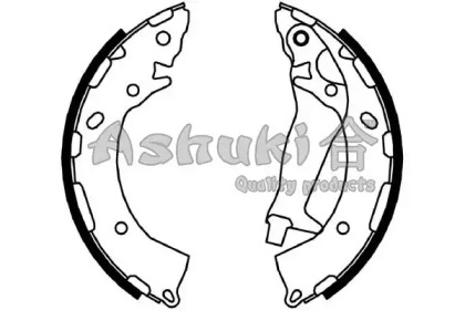 Комлект тормозных накладок ASHUKI 1050-3350