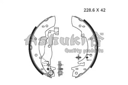 Комлект тормозных накладок ASHUKI 1050-7108