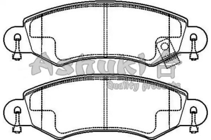 Комплект тормозных колодок ASHUKI 1080-5208