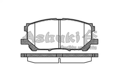 Комплект тормозных колодок ASHUKI 1080-5212