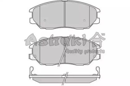 Комплект тормозных колодок ASHUKI 1080-7230