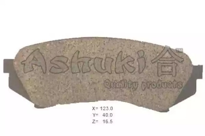 Комплект тормозных колодок ASHUKI 1083-2202