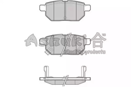 Комплект тормозных колодок ASHUKI 1083-4302