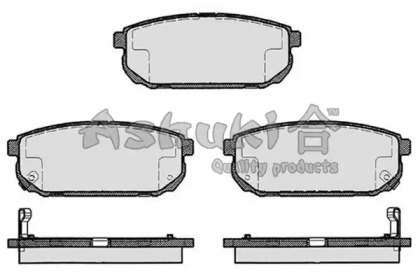 Комплект тормозных колодок ASHUKI 1083-5030