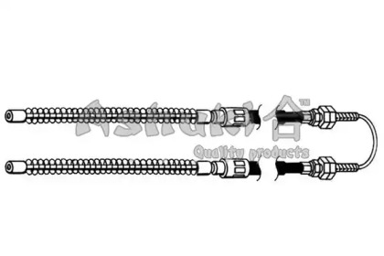 Трос, стояночная тормозная система ASHUKI 1176-6008