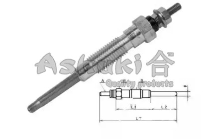 Свеча накаливания ASHUKI 1713-8102