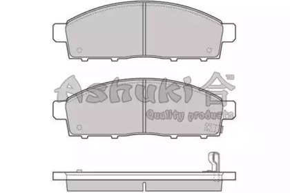 Комплект тормозных колодок ASHUKI C010-11