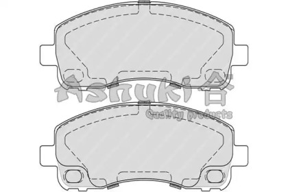 Комплект тормозных колодок ASHUKI C017-05