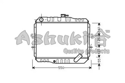 Теплообменник ASHUKI C557-02