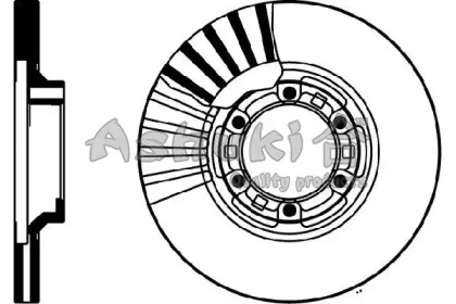 Тормозной диск ASHUKI C654-01