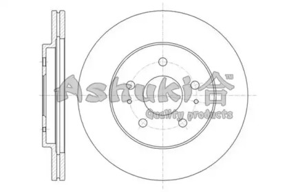 Тормозной диск ASHUKI D097-60