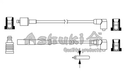 Комплект электропроводки ASHUKI D124-10