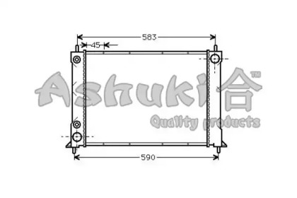 Теплообменник ASHUKI H557-10