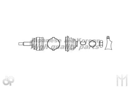 Шарнирный комплект ASHUKI HO-120I