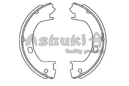 Комлект тормозных накладок ASHUKI HRK13119