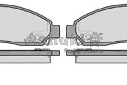 Комплект тормозных колодок ASHUKI IS015-50