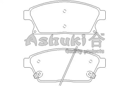 Комплект тормозных колодок ASHUKI J009-55