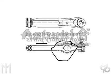 Рычаг независимой подвески колеса ASHUKI K702-01