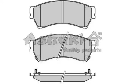 Комплект тормозных колодок ASHUKI M050-38