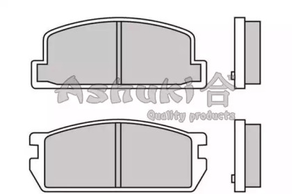 Комплект тормозных колодок ASHUKI M075-01