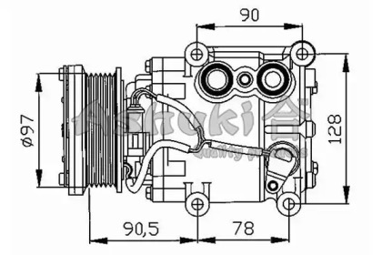 Компрессор ASHUKI M550-76