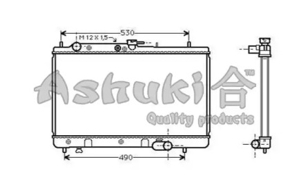 Теплообменник ASHUKI M553-04