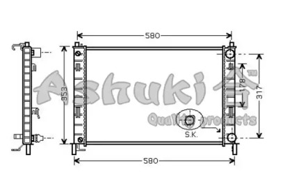 Теплообменник ASHUKI M553-15