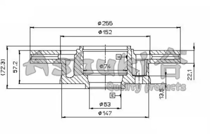 Тормозной диск ASHUKI M610-10