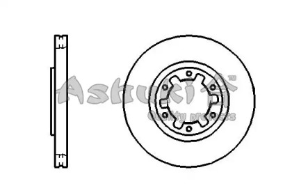 Тормозной диск ASHUKI N013-83
