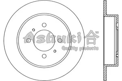 Тормозной диск ASHUKI N014-11