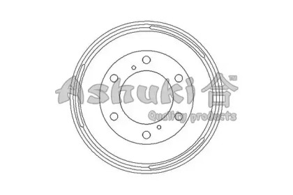 Тормозный барабан ASHUKI N015-01