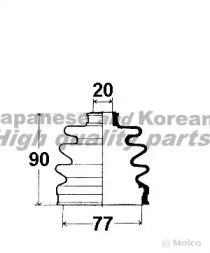 Комплект пыльника ASHUKI N035-01