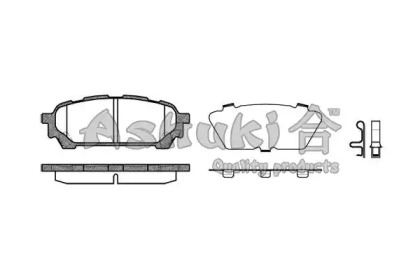 Комплект тормозных колодок ASHUKI S011-18