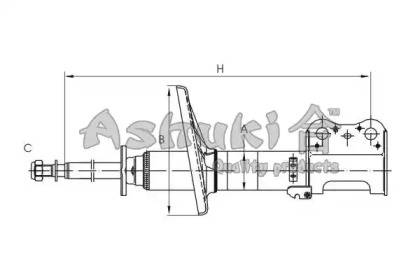 Амортизатор ASHUKI T350-34I