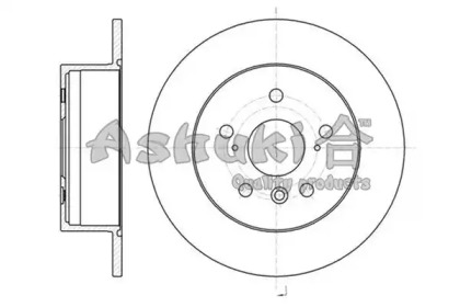 Тормозной диск ASHUKI T602-73