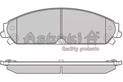 Комплект тормозных колодок ASHUKI US104230