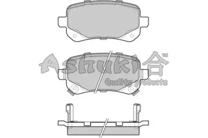 Комплект тормозных колодок ASHUKI US104259